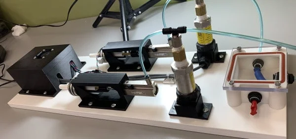 Custom lung volume pressure testing system