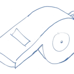 A whistle drawing